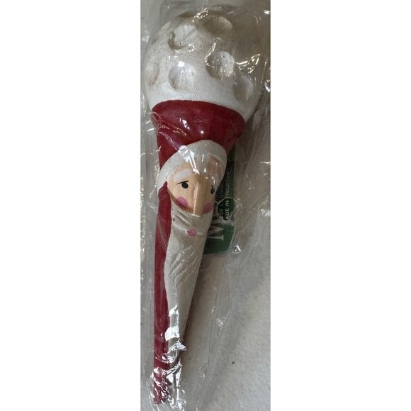 Midwest of Cannon Falls Santa Golf Tee Plastic Christmas Ornament 4.5" Tall - Picture 2 of 9
